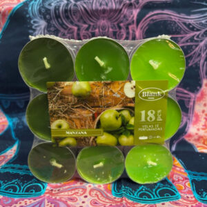 Set de Nueve Velas aromáticas de Manzana