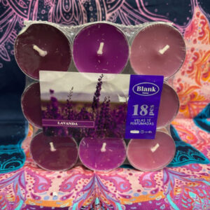 Set de Nueve Velas aromáticas de Lavanda