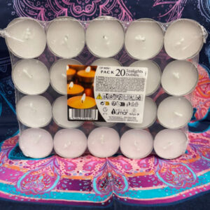 Set de Veinte Velas pequeñas Blancas