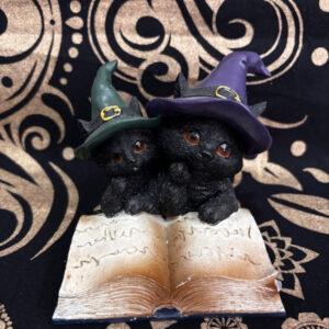 Gatitos brujos. (Figura decorativa)