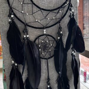 Atrapasueños Negro Media Luna