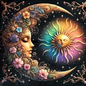 Tapiz de altar Luna-Sol