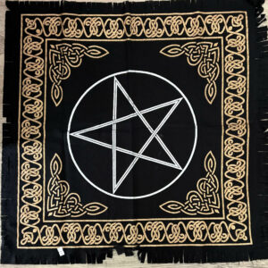 Tapiz para altar Wicca Pentagrama