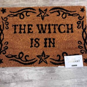 Felpudo "The Witch Is In"